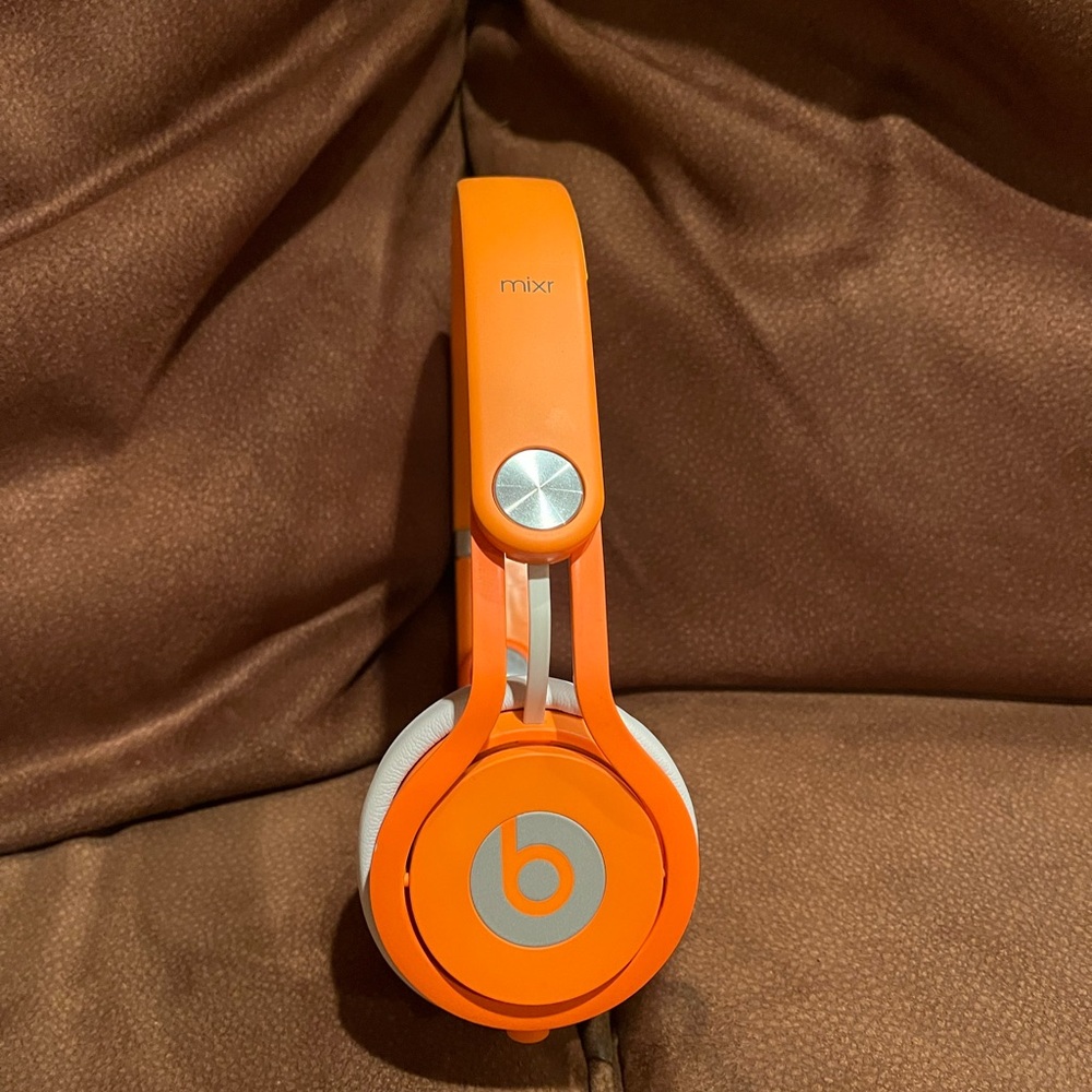 Beats Mixr Orange Headphones